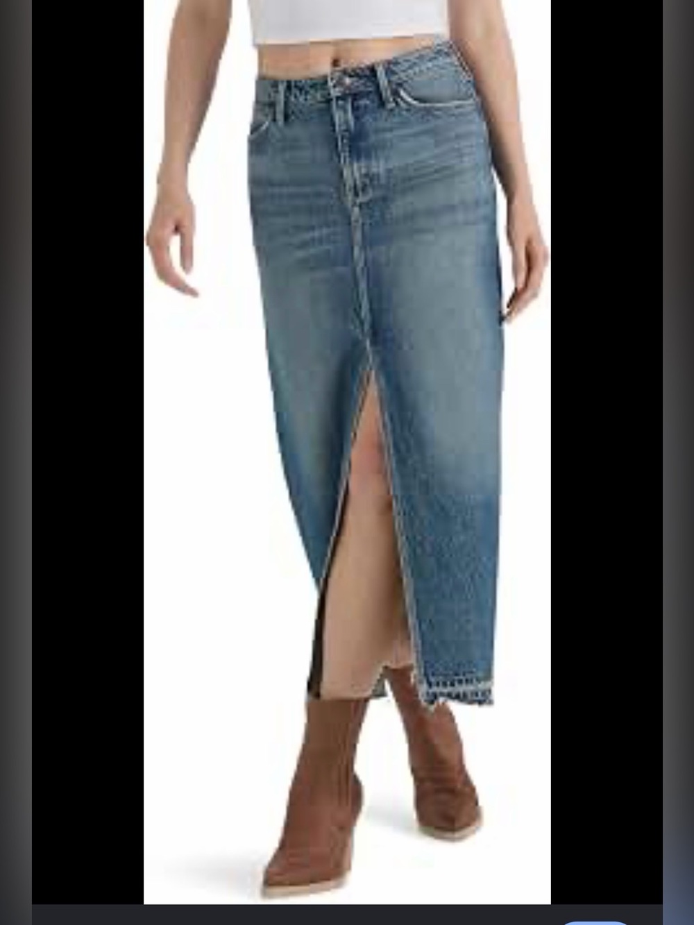 Madewell Blue Denim Skirt